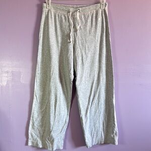 Gloria Vanderbilt Women’s Gray Drawstring Pants Size Medium Casual Lounge Wear